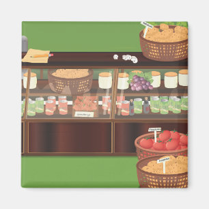 Greengrocers-Store Magnet