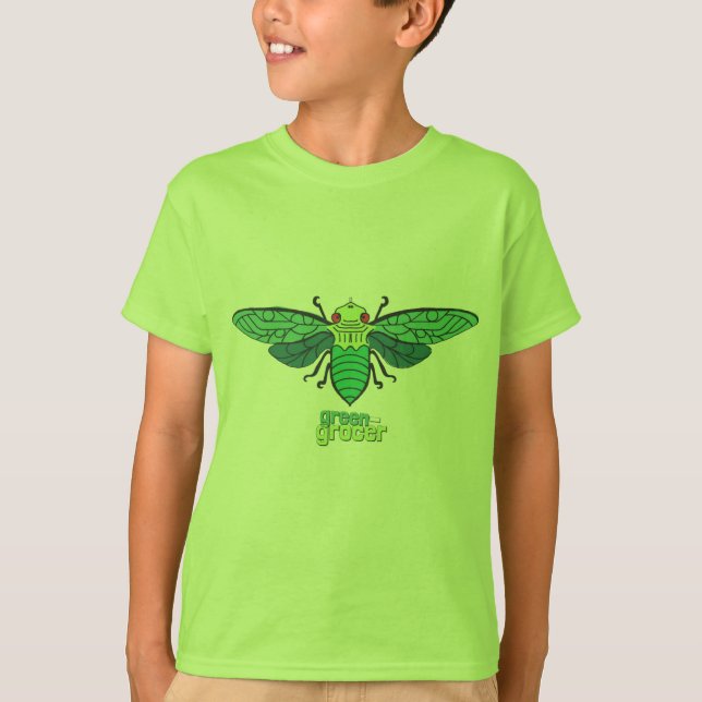 Greengrocerzikade scherzt T-Shirt (Vorderseite)