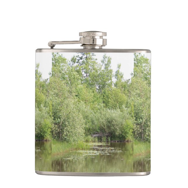 Greenhill-Teich Flachmann (Vorderseite)