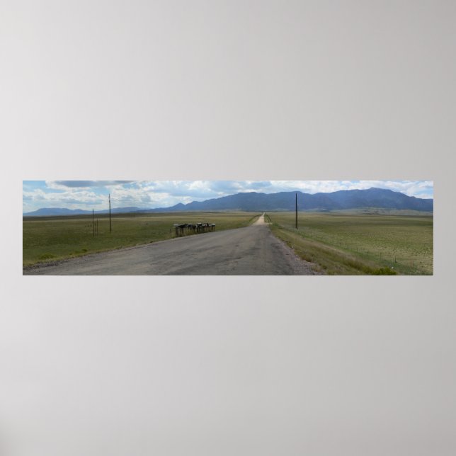 Greenhorn Mountain Panorama, Colorado Poster (Vorne)