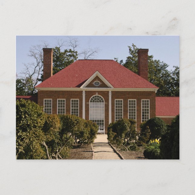 Greenhouse am Monte Vernon, Virginia Postkarte (Vorderseite)