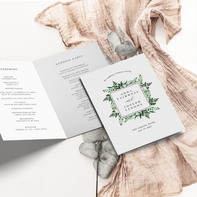 Greenhouse | Botanische Hochzeit mit Wasserfarbe Programm (Von Creator hochgeladen)