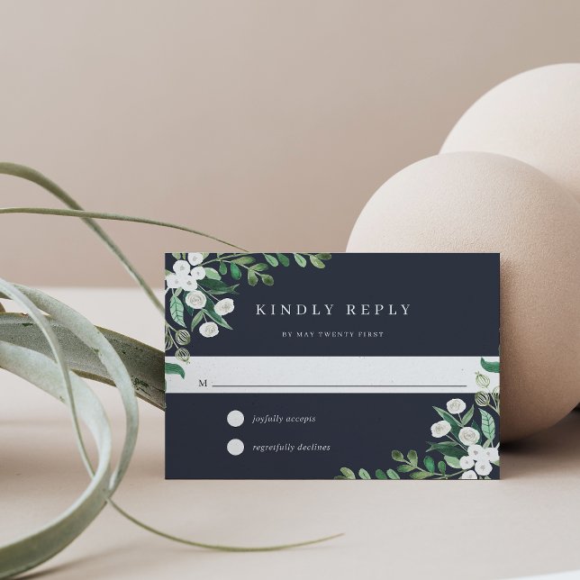 Greenhouse | Botanische Wasserfarbe RSVP Karte (Von Creator hochgeladen)