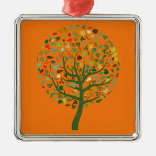Greenie niedliche Baumumwelt Ornament Aus Metall