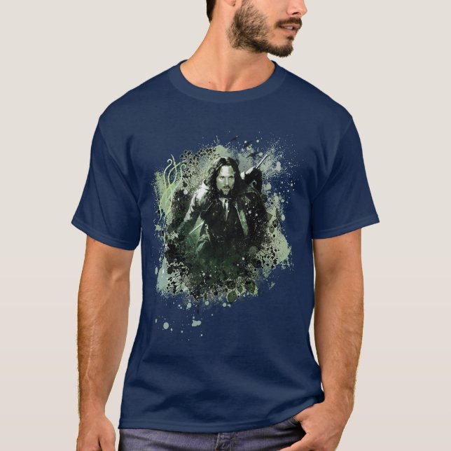 Greenish Aragorn Vector Collage T-Shirt (Vorderseite)