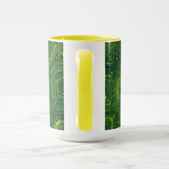 Greenish Cyber Tasse (Griff)