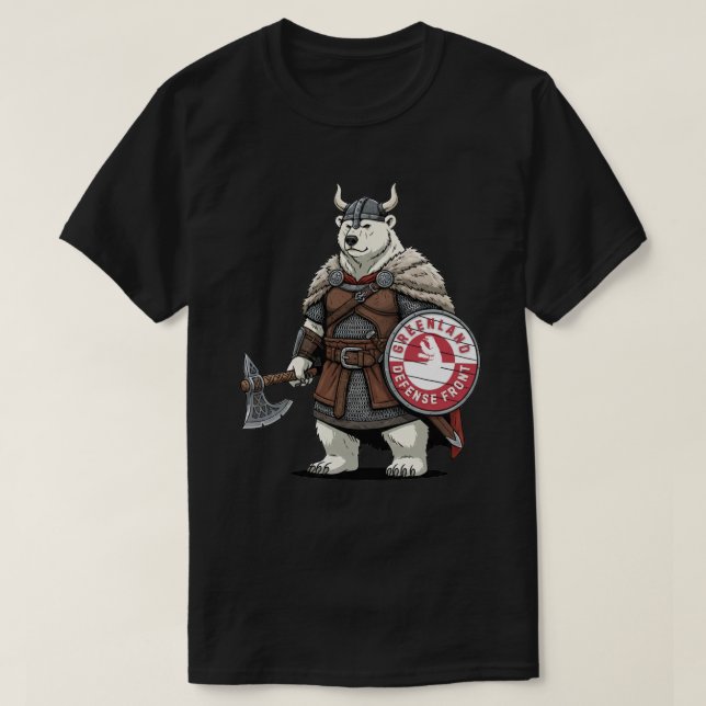 Greenland Defense Front T-Shirt (Design vorne)