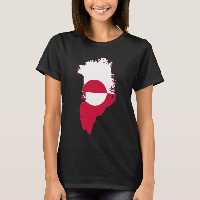 Greenland- flag in country T-Shirt (Vorderseite)
