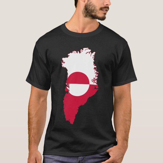 Greenland- flag in country T-Shirt (Vorderseite)