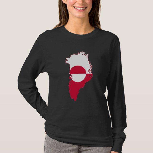 Greenland- flag in country T-Shirt (Vorderseite)