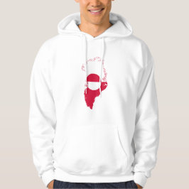 Greenland- flag in country T-Shirt Hoodie