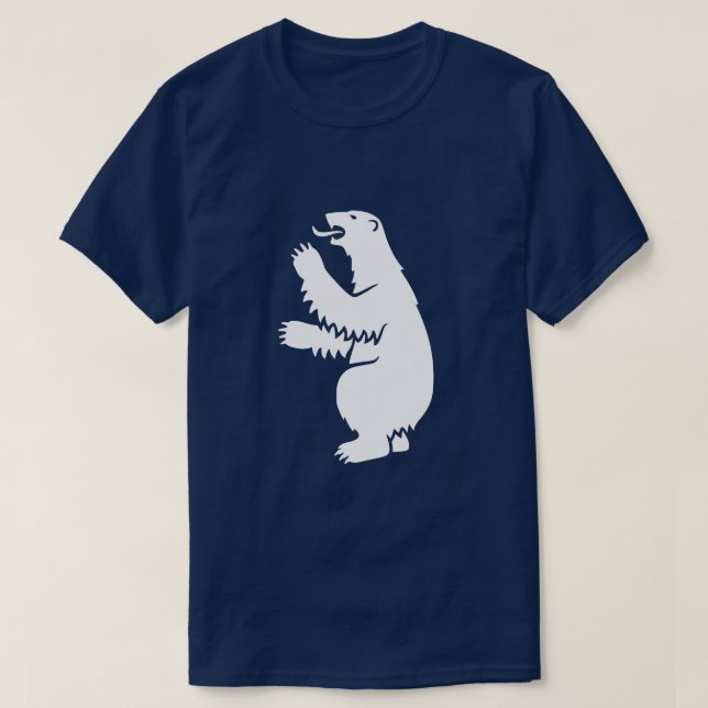 Greenland Polar Bear Coat of Arms  T-Shirt (Design vorne)