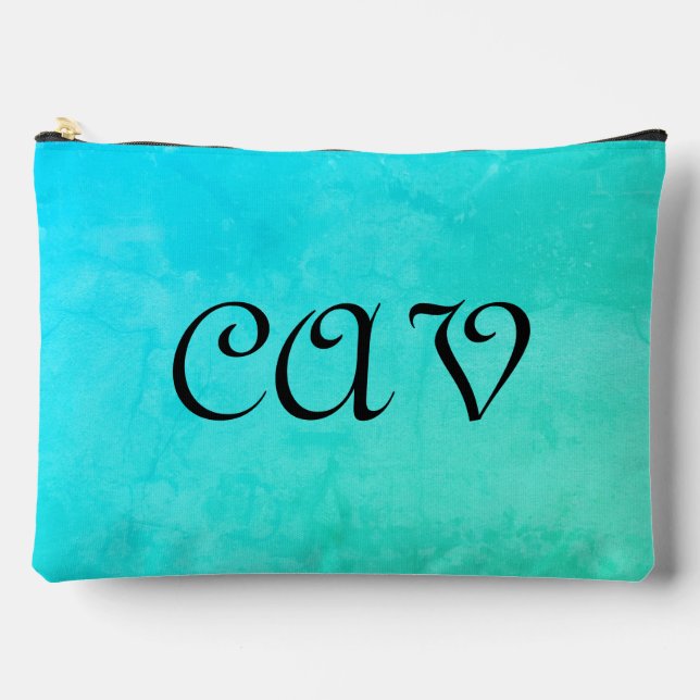 Greenleaf Cornflower Blue Zubehörtasche (Vorderseite)