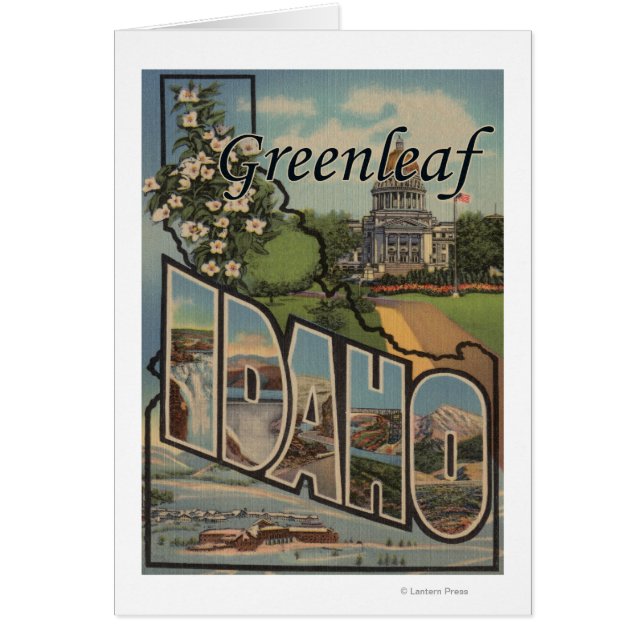 Greenleaf, Idaho - Große Buchstabenszenen (Vorne)