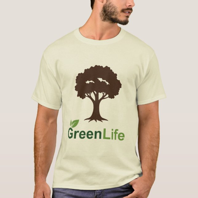 GreenLife Tree Eco Friendly Nature Lover T-Shirt (Vorderseite)
