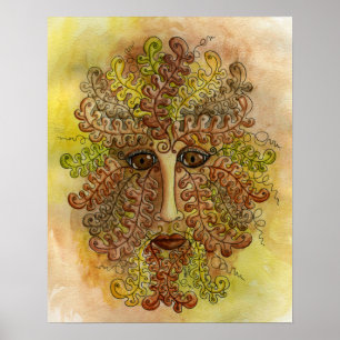 Greenman Autumn Poster