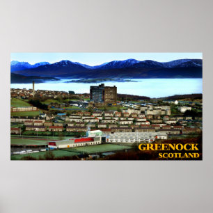 greenock Schottland Poster