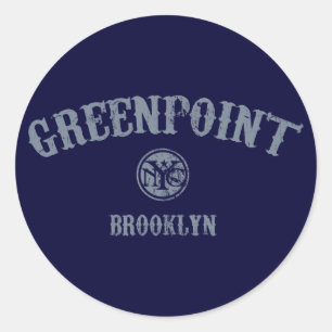 Greenpoint Runder Aufkleber