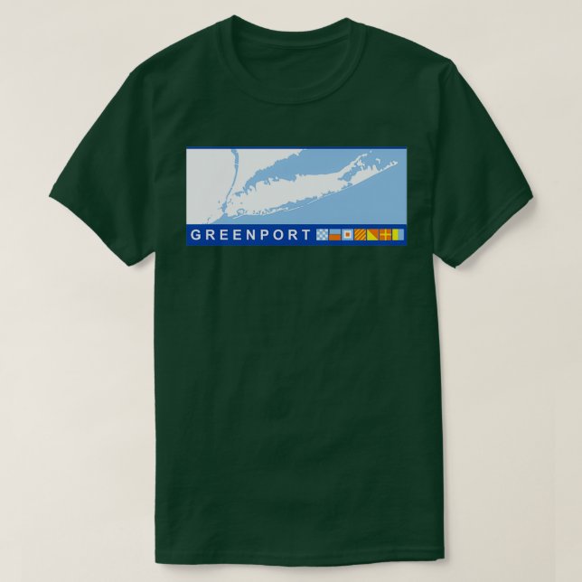 Greenport Long Island 4 T-Shirt (Design vorne)
