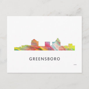 GREENSBORO, NC WB1 POSTKARTE