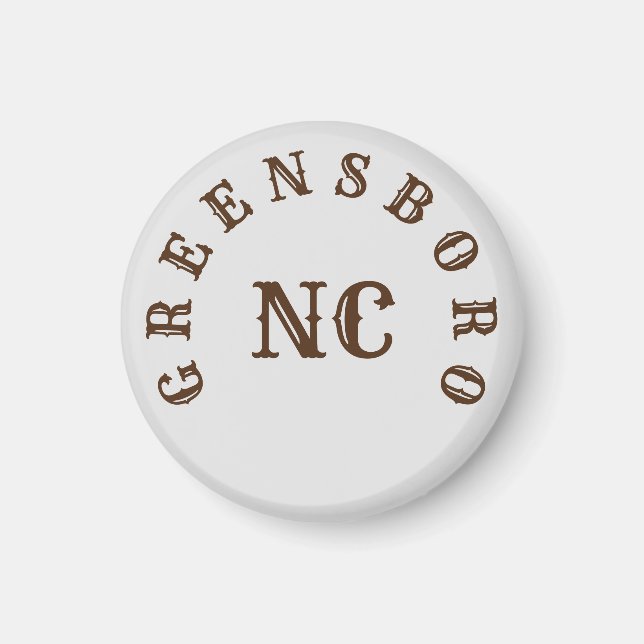 Greensboro, North Carolina Magnet (Vorne)