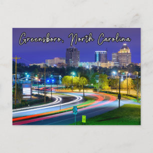 Greensboro North Carolina Postcard Postkarte