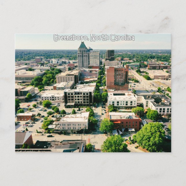 Greensboro, North Carolina Postkartenreise Postkarte (Vorderseite)