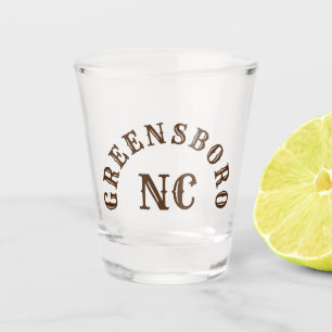 Greensboro, North Carolina Schnapsglas