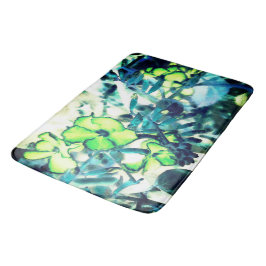 Greensche Blume durch Farbveränderungen Badematte