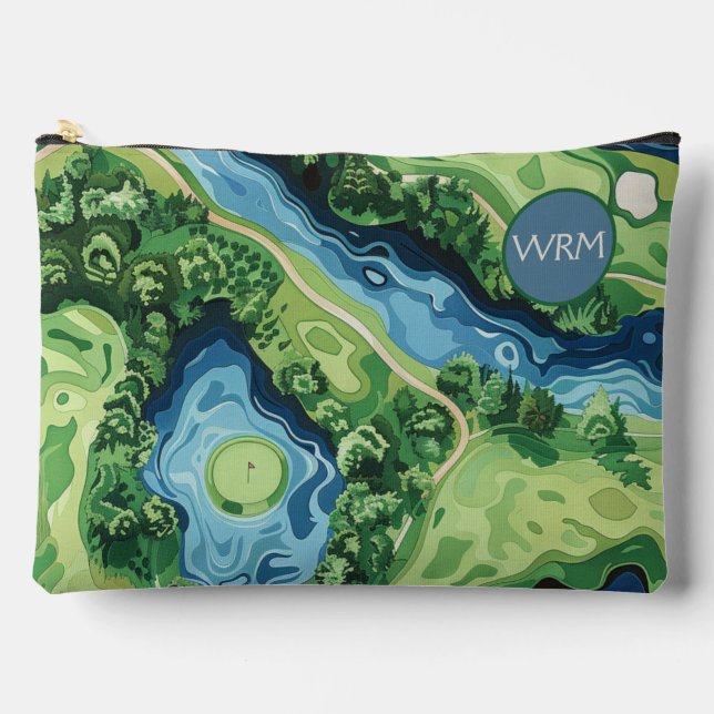 Greenside Getaway: Golfer's Accessory Pouch Zubehörtasche (Vorderseite)