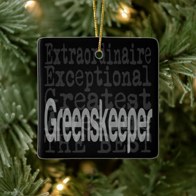 Greenskeeper Extraordinator Keramikornament (Baum)