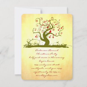 GreenT Free Bird Gold Weihnachtsessen einladen Einladung