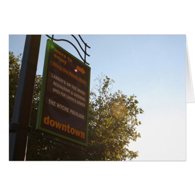 Greenville Downtown Fading Sun (Vorderseite (Horizontal))