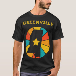 Greenville Mississippi Vintag Distressed Souvenir T-Shirt
