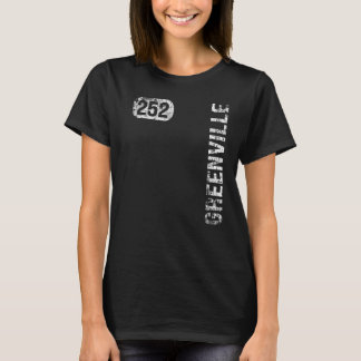 Greenville North Carolina 252 Gebietscode Vintag R T-Shirt