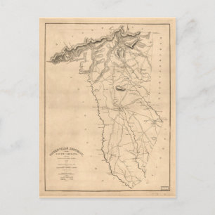 Greenville South Carolina 1820 Postkarte