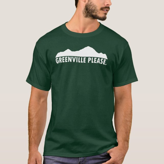 Greenville South Carolina Bitte T-Shirt (Vorderseite)