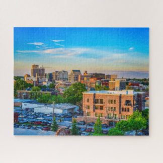 Greenville, South Carolina, Downtown Sunset Puzzle