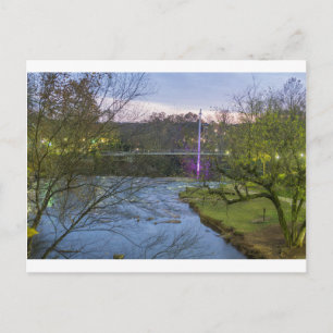 Greenville South Carolina-Freiheitsbrücke Postkarte