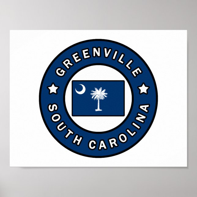 Greenville South Carolina Poster (Vorne)