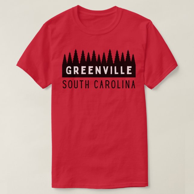 Greenville South Carolina SC Tourist Souvenir TShi T-Shirt (Design vorne)