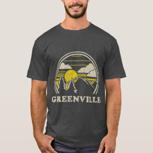 Greenville South Carolina SC Vintage Wanderung T-Shirt