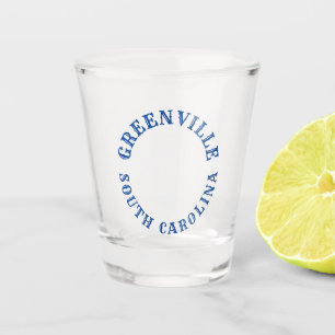 Greenville, South Carolina Schnapsglas