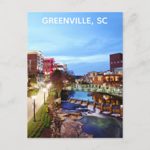 Greenville South Carolina Travel Foto Postkarte