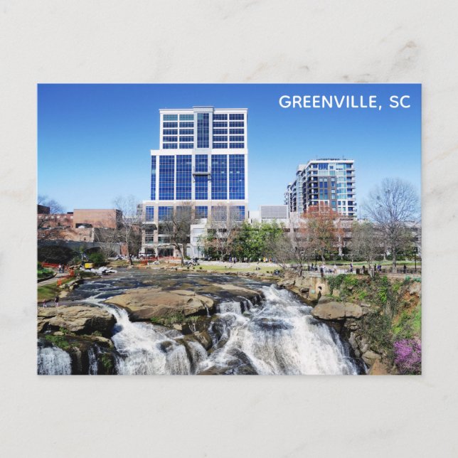 Greenville South Carolina Travel Foto Postkarte (Vorderseite)