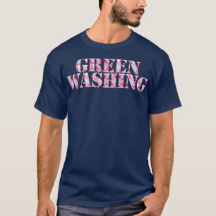 Greenwaschtypografie T-Shirt