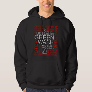Greenwash-Fake lügt Täuschung Hoodie