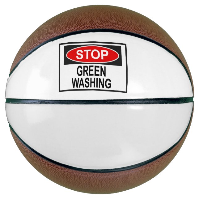 Greenwash-Zeichen beenden (1) Basketball (Vorderseite)