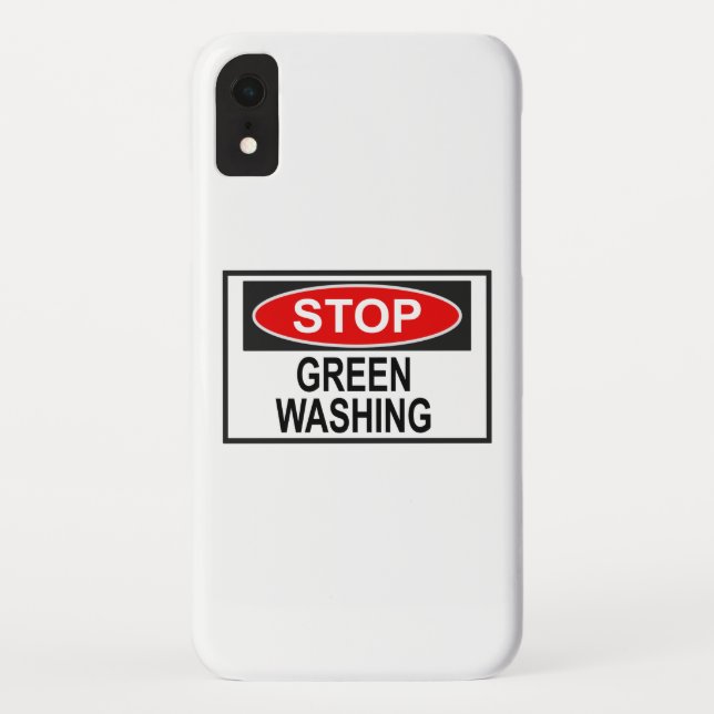 Greenwash-Zeichen beenden (1) Case-Mate iPhone Hülle (Rückseite)