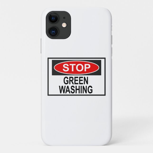 Greenwash-Zeichen beenden (1) Case-Mate iPhone Hülle (Rückseite)